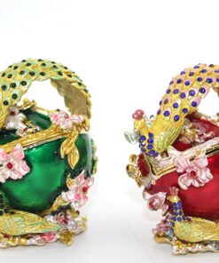 TTT Swarovski Taşlı Tavuskuşu Kutu