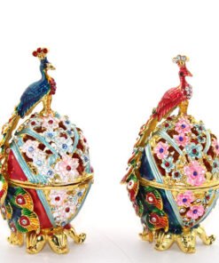 TTT Swarovski Taşlı Tavuskuşu Yumurta