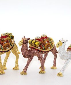 TTT Swarovski Taşlı Tekli Deve Figürü Model 1