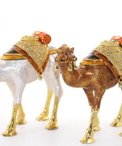 TTT Swarovski Taşlı Tekli Deve Figürü Model 9