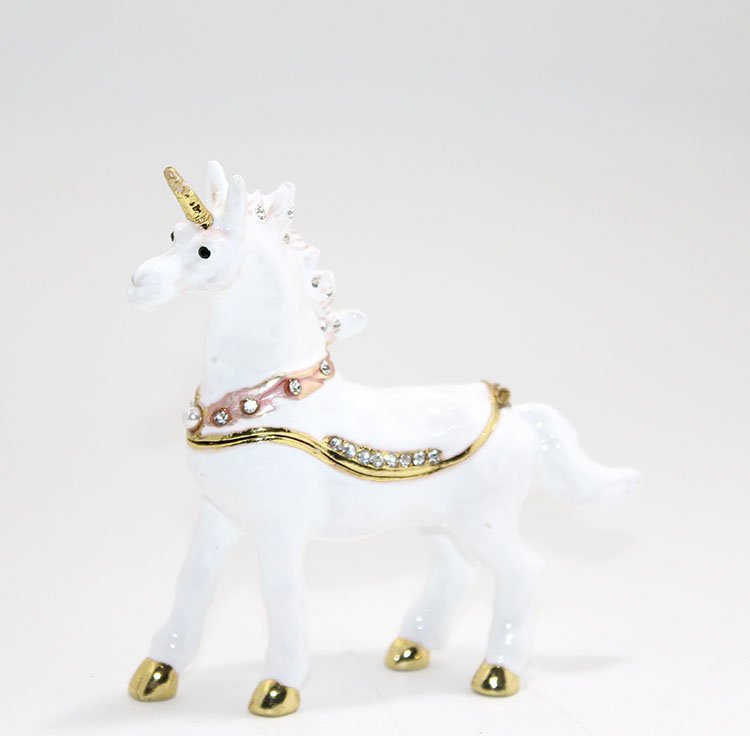 TTT Swarovski Taşlı Tekli Unicorn Figürü