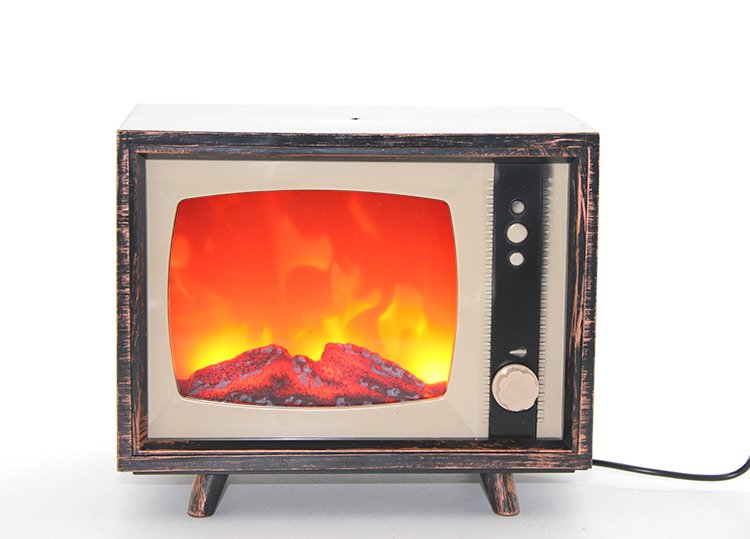 TTT TV Tasarımlı Ledli Şömine Lamba