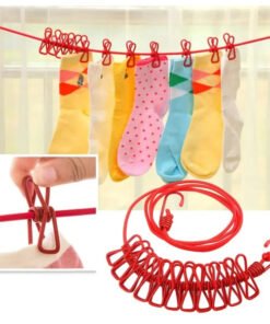 TTT Taşınabilir Pratik Mandallı Çamaşır İpi