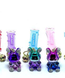 TTT Taşlı Ayıcık Silikon Anahtarlık Model 1