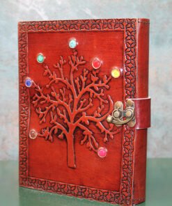 TTT Taşlı Deri Defter Model 6