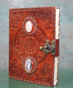 TTT Taşlı Deri Defter Model 9