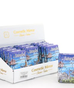 TTT Taşlı İstanbul Tasarımı El Aynası Kalın Model 1