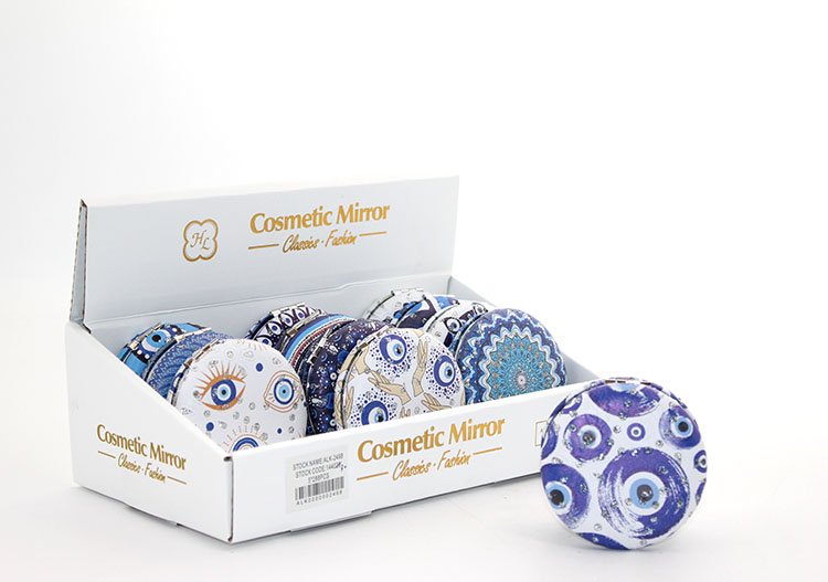 TTT Taşlı İstanbul Tasarımı El Aynası Kalın Model 3