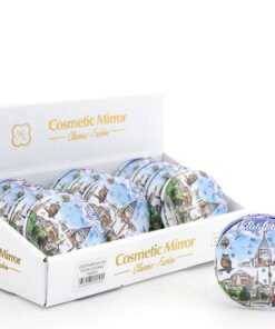 TTT Taşlı İstanbul Tasarımı El Aynası Kalın Model 5