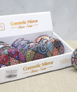 TTT Taşlı Yuvarlak El Aynası Kalın Model 1