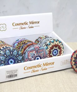 TTT Taşlı Yuvarlak El Aynası Kalın Model 5