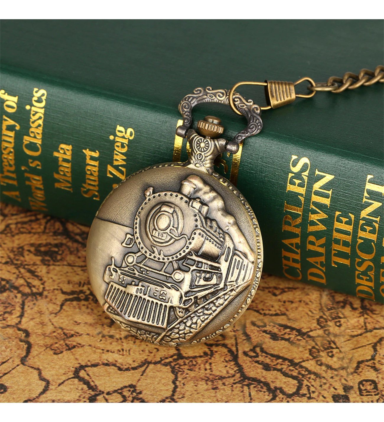 TTT Tren Temalı Köstekli Saat