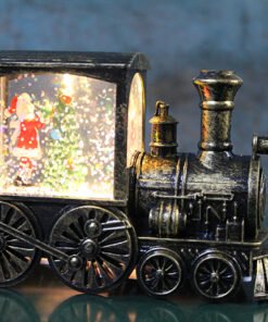 TTT Trenli Yılbaşı Işıklı Kar Küresi Model 2