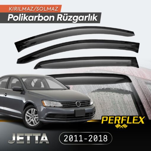 TTT VW Jetta 2011-2018 Cam Rüzgarlığı V2 Mugen