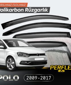 TTT VW Polo 2009-2017 Cam Rüzgarlığı V2 Düz