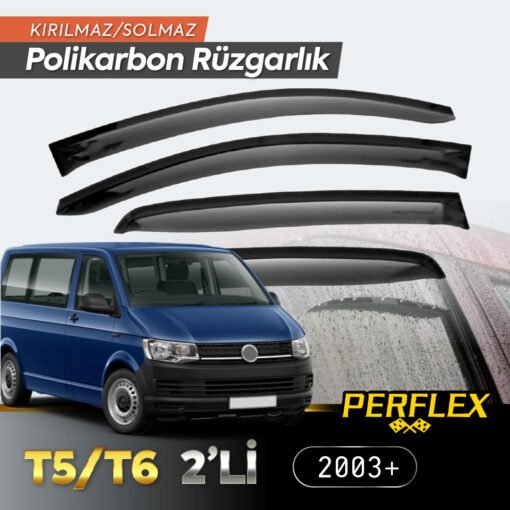 TTT VW T5/T6 2'li 2003+ Cam Rüzgarlığı V2 Mugen