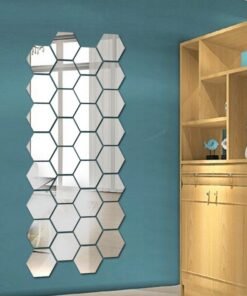 TTT Yapışkanlı Akrilik Gümüş Ayna Seti 12 Adet