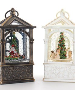 TTT Yılbaşı Temalı Işıklı Müzikli Kar Küresi Model 2