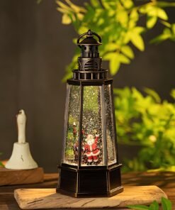 TTT Yılbaşı Temalı Işıklı Müzikli Kar Küresi Model 5