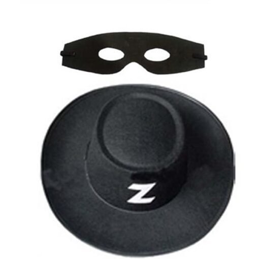 TTT Zorro Şapka Maske Set Yetişkin